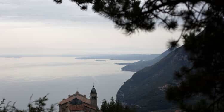 Church,Santuario,Di,Montecastello,At,Lake,Garda,,Italy,,Europe
